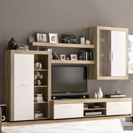 Гостиная Орлеанс Дуб каньйон/Белый Mebel Servise