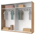 Шафа-купе 2,5x2,1 Белла / Bella Глянець Білий MiroMark BL-21-WB