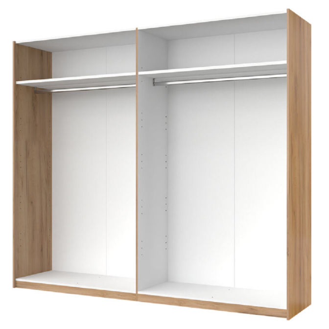 Шафа-купе 2,5x2,1 Белла / Bella Глянець Білий MiroMark BL-21-WB