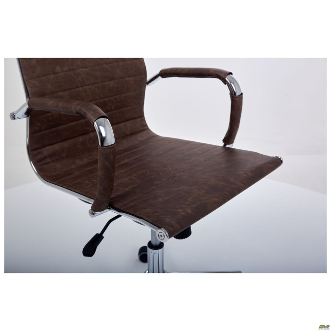 Кресло Slim HB Хром Tilt WAX Coffee AMF