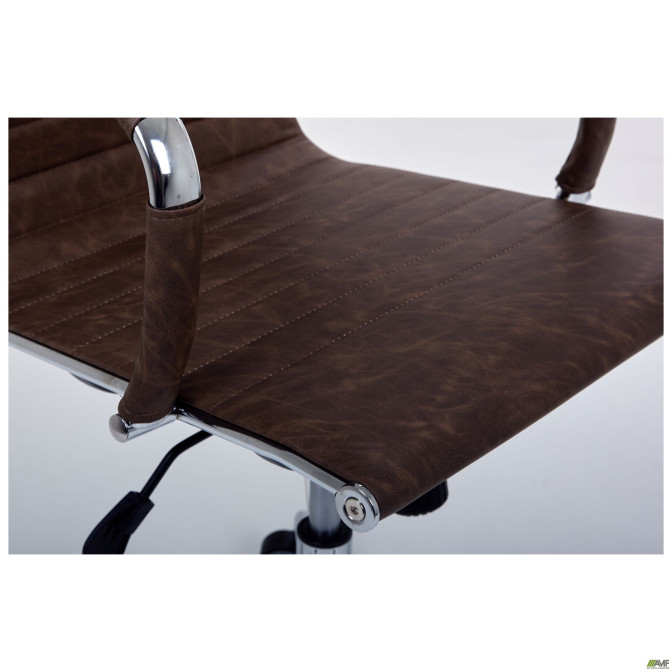 Кресло Slim HB Хром Tilt WAX Coffee AMF