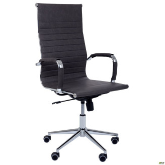 Кресло Slim HB Хром Tilt WAX Dark Grey AMF