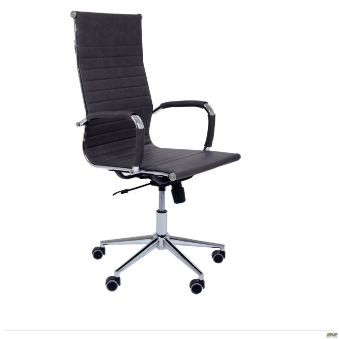 Кресло Slim HB Хром Tilt WAX Dark Grey AMF