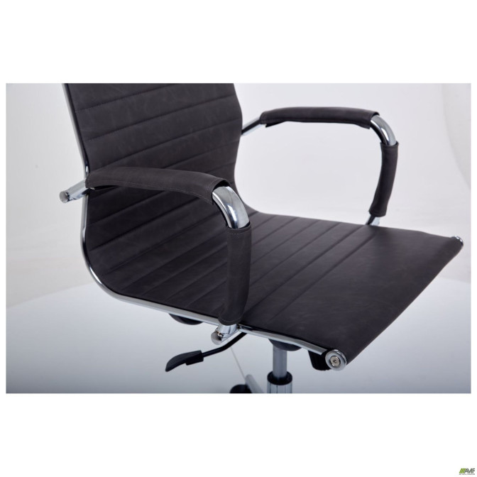 Кресло Slim HB Хром Tilt WAX Dark Grey AMF