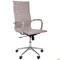 Крісло Slim HB Хром Tilt WAX Light Grey AMF