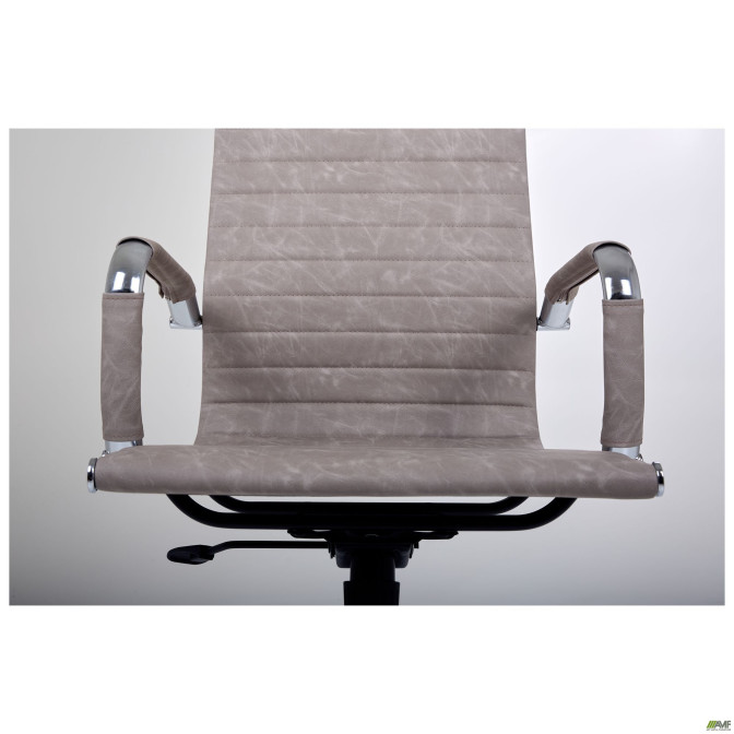 Крісло Slim HB Хром Tilt WAX Light Grey AMF