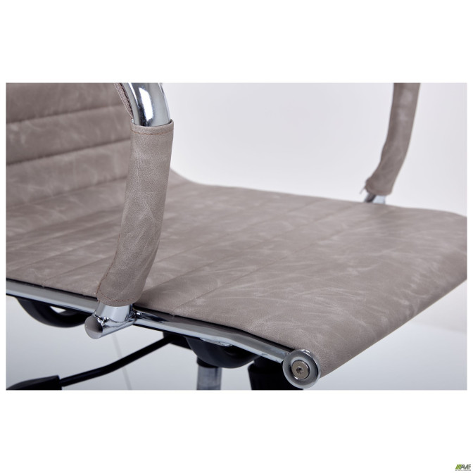 Крісло Slim HB Хром Tilt WAX Light Grey AMF
