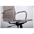 Крісло Slim HB Хром Tilt WAX Light Grey AMF
