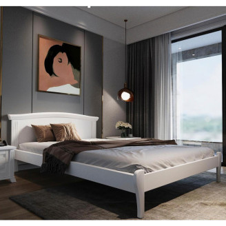 Кровать Лозанна Ольха 160X200 Белый Artwood У-1