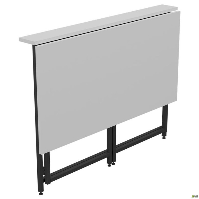 Стол раскладной Fold FL1000 (1000х600х750Н) черный/белый AMF