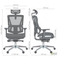 Крісло Agile Black, Alum, Grey AMF