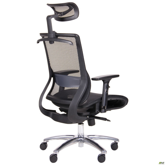 Крісло Coder Black, Alum, Black AMF