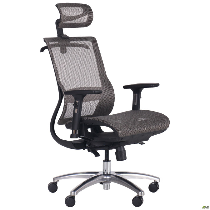 Крісло Coder Black, Alum, Grey AMF