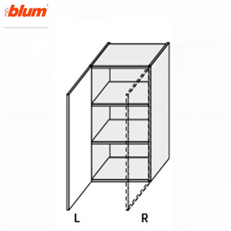 Кухонна секція Міленіум WG верхня 40В/900 1дв Pro Blum Ліва ML-542W/01L MiroMark