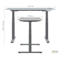 Стол Rise 1387х680 Дуб Эндгрейн AMF