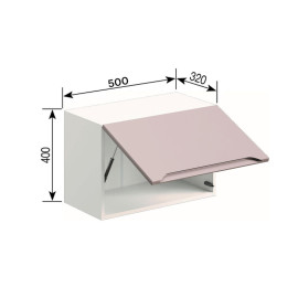 Кухонная секция под вытяжку 50 ОКАП Зарина Мир мебели