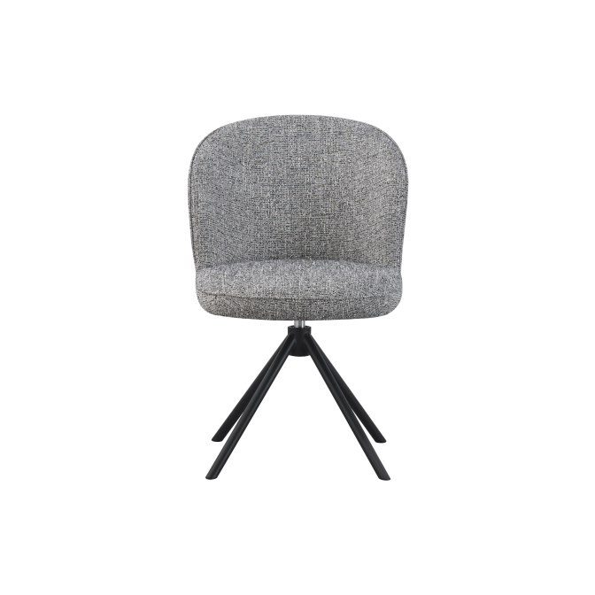 Стул поворотный R-160 графитовый  +  черный Vetro mebel
