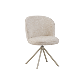 Стул поворотный R-160 френч ваниль  +  капучино Vetro mebel