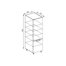 Кухонна секція пенал П 60 (h-920) Адель Світ меблів