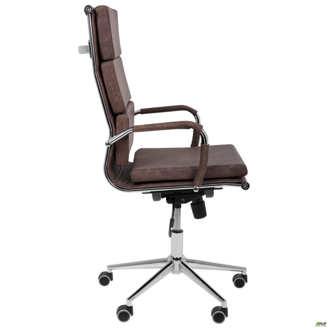 Крісло Slim FX HB Хром Tilt WAX Coffee AMF