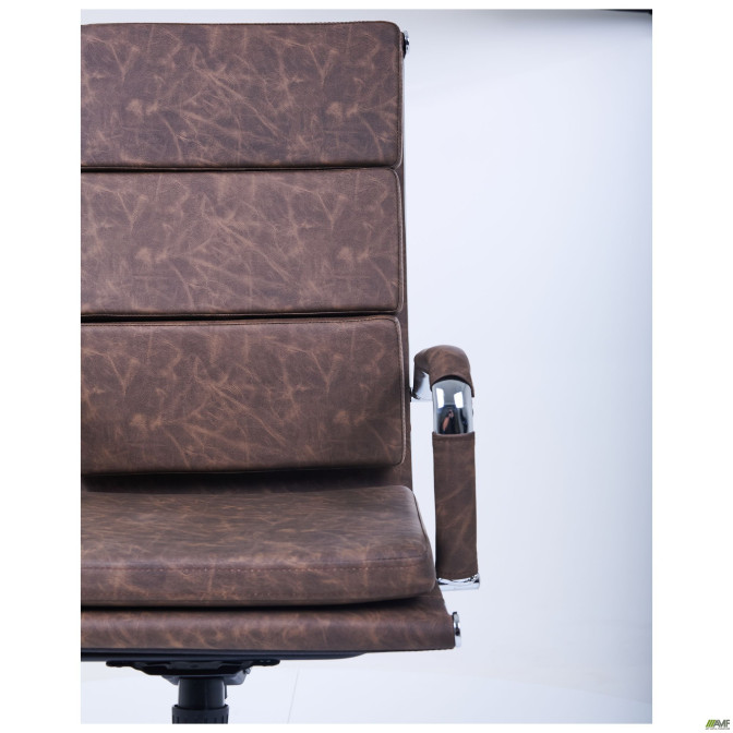 Крісло Slim FX HB Хром Tilt WAX Coffee AMF