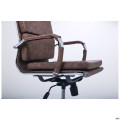 Крісло Slim FX HB Хром Tilt WAX Coffee AMF