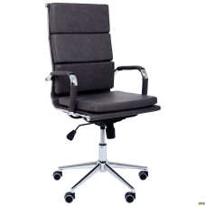 Кресло Slim FX HB Хром Tilt WAX Black Grey AMF