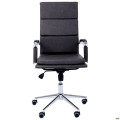 Крісло Slim FX HB Хром Tilt WAX Black Grey AMF