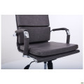 Крісло Slim FX HB Хром Tilt WAX Black Grey AMF