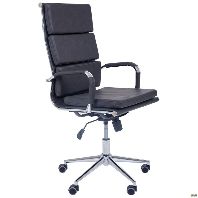 Крісло Slim FX HB Хром Tilt WAX Dark Grey AMF