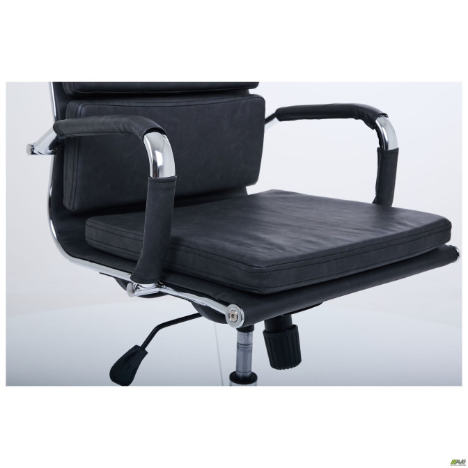 Крісло Slim FX HB Хром Tilt WAX Dark Grey AMF