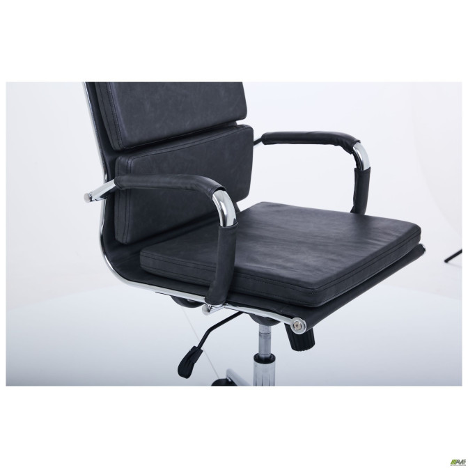 Крісло Slim FX HB Хром Tilt WAX Dark Grey AMF