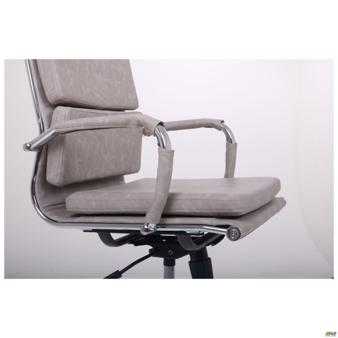Кресло Slim FX HB Хром Tilt WAX Light Grey AMF