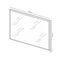 Зеркало 900*600 Тибо / Tibo MiroMark TB-81-WM