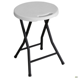 Складний табурет Seat 450*370*370 Пластик Білий AMF У-1