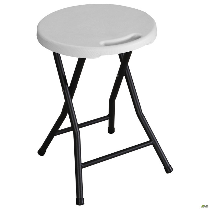 Складний табурет Seat 450*370*370 Пластик Білий AMF У-1