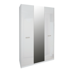 Шкаф 3Дв с зеркалом Белла / Bella Глянец Белый MiroMark BL-13-WB