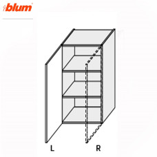 Кухонна секція Міленіум верхня 40В/900 1дв Pro Blum Права ML-542W/9003R MiroMark