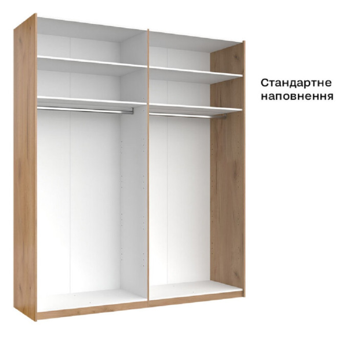 Шкаф-купе 2,0х2,4 Фемели / Family Глянец Белый MiroMark FM-85-WB