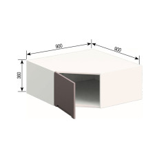 Кухонная секция антресоль А 90*90 Зарина Мир мебели