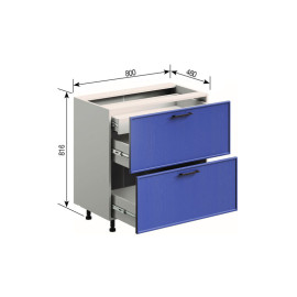 Кухонна секція нижня Н 80 Ш ( + ВШ) LUX Аріель Світ меблів