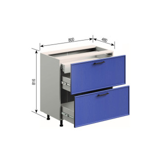 Кухонна секція нижня Н 80 Ш ( + ВШ) LUX Аріель Світ меблів Кухонна секція нижня Н 80 Ш ( + ВШ) LUX Аріель Світ меблів