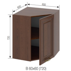 Кухонная секция верхняя 60*60 Роксана Мир мебели 