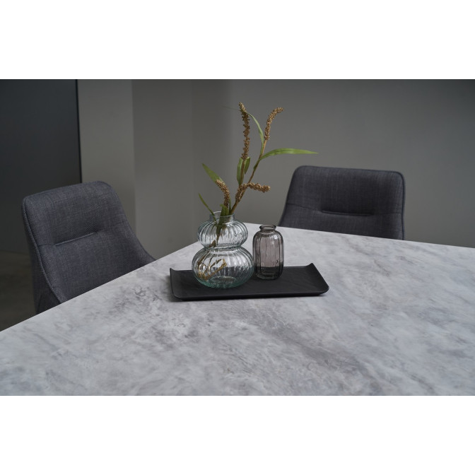 Керамический стол Олимпия ТМL-985 грецкий ребекка  +  черный Vetro mebel