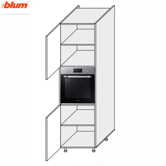 Кухонна секція Мері Пенал 60ПД/2140 Духовка Pro Blum MR-765W/9003gl MiroMark
