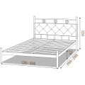 Кровать металлическая Белла Металл-дизайн