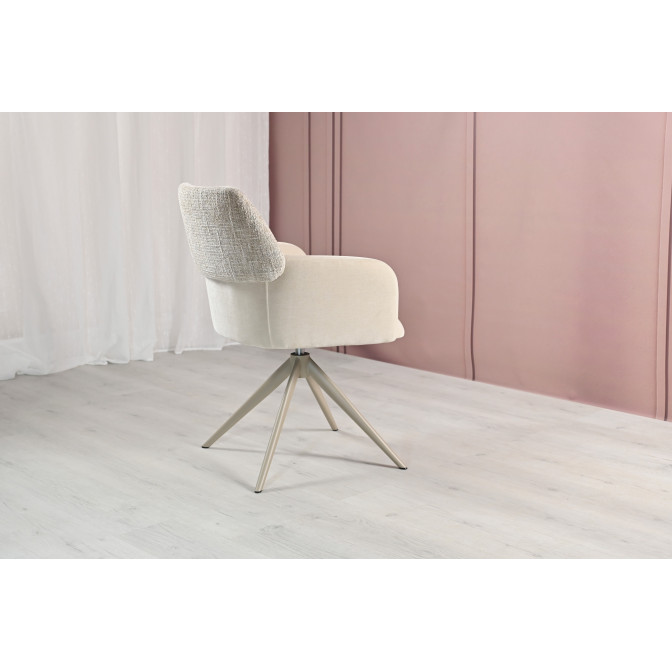 Стілець поворотний R-165 тофу  +  капучино Vetro mebel