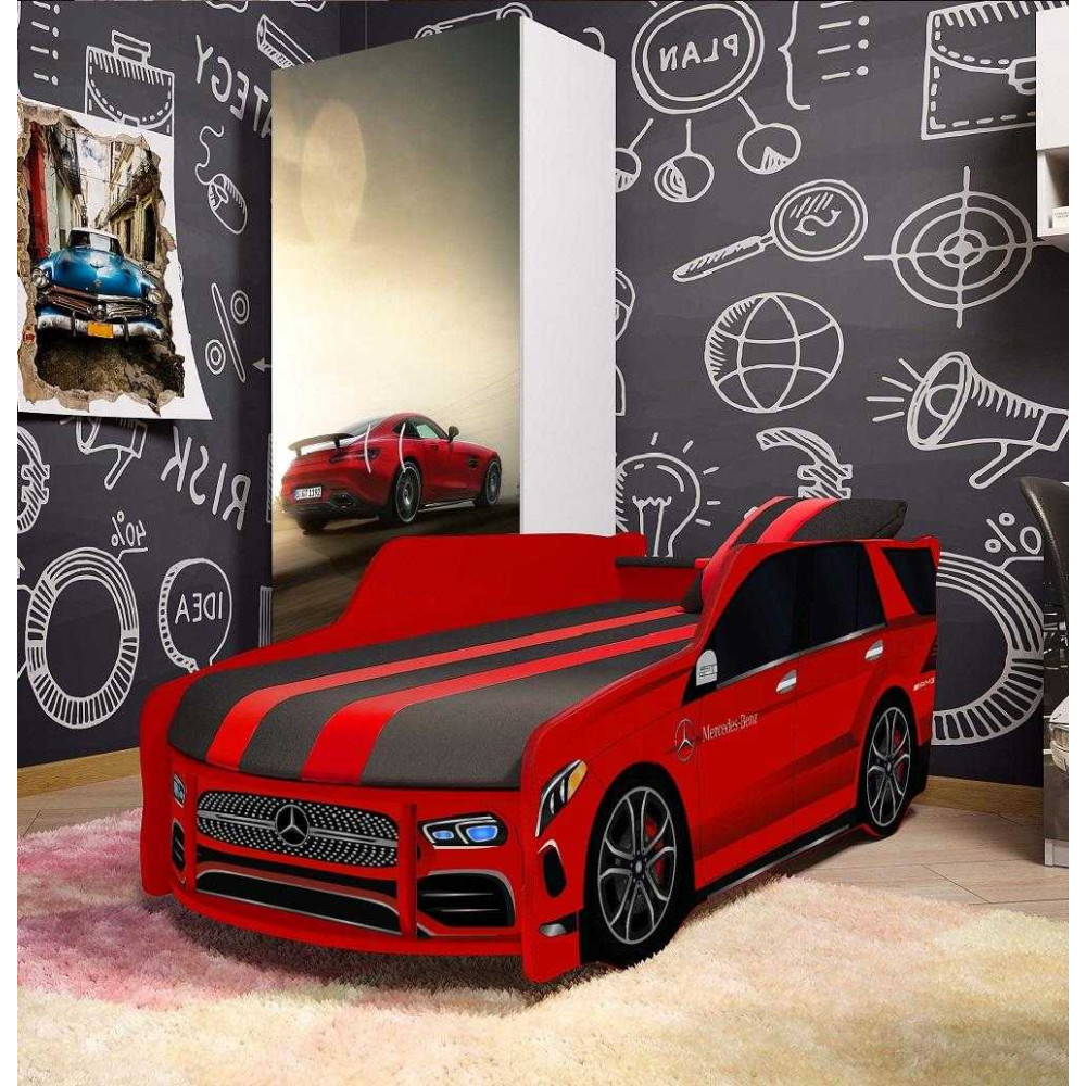 Детская кровать машина с матрасом Premium Mercedes - Мерседес Viorina ...