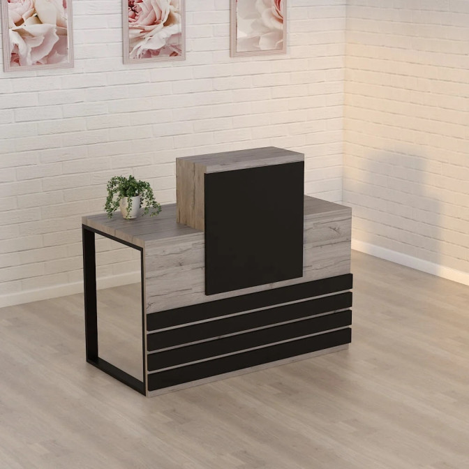 Ресепшин-5 стіл стійка 1200 Хортиця Гамма стиль