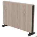 Раскладной стол Fold 2 FL2 1400 (1380/210х1000х750Н) черный/Дуб Сонома AMF